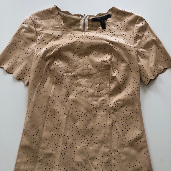 BCBG Max Azria perforated faux leather top - Picture 4 of 8